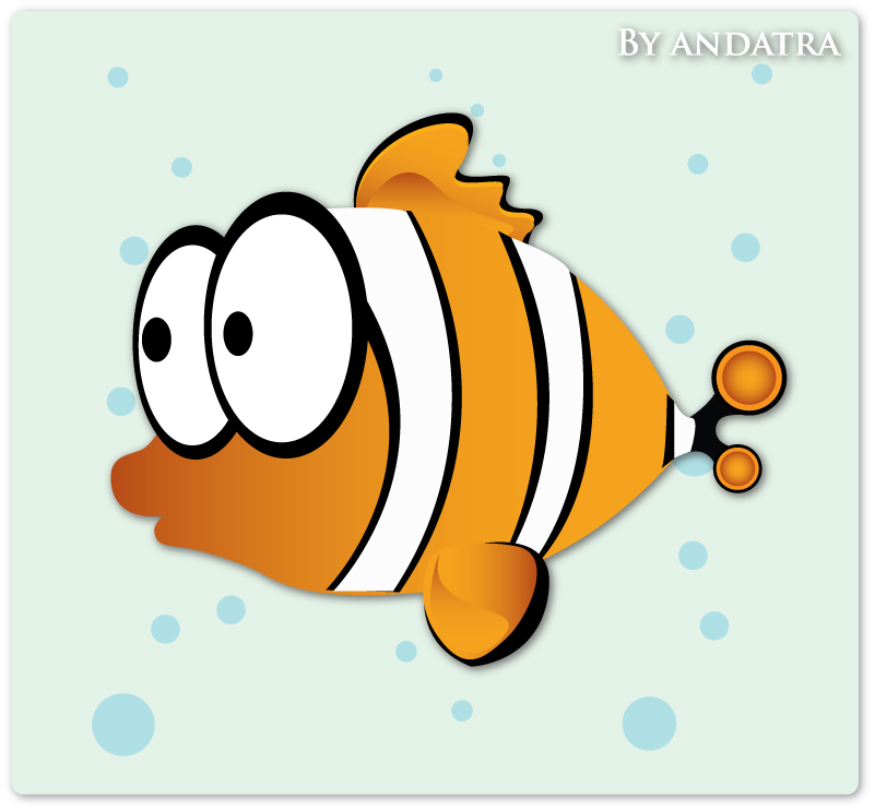 free vector The lovely tropical fish vector